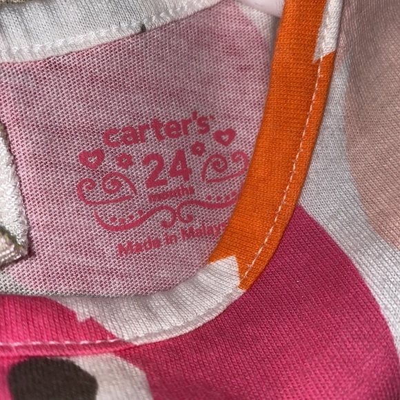 Carter’s 24 Months bright floral shirt 2T kids top​ - Picture 4 of 4